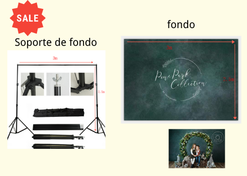 Flash Sale Soporte de fotografía + Fondo de textura abstracta