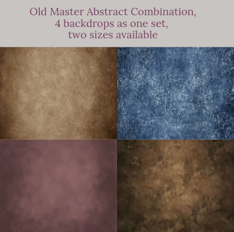 Katebackdrop:Old Master Abstract combination backdrops for photography( 4 backdrops in total )