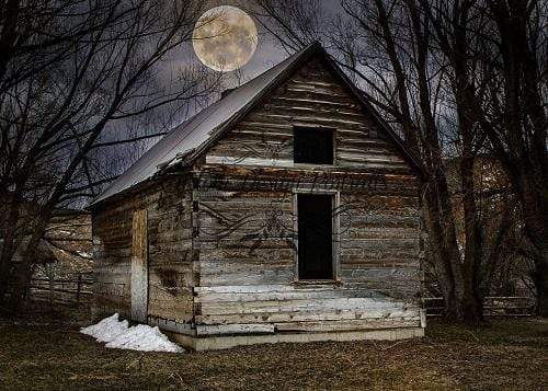 Katebackdrop£ºKate Farm Wood House Nightfall Backdrop Designed By Lisa Olson