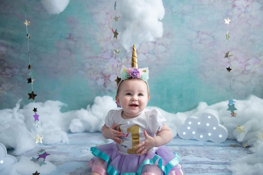 Kate Green Spring Backdrop For Photography Studio Florals Background - Katebackdrop
