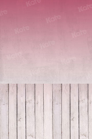 Kate Pared con piso Gradiente rojo-blanco Telón de fondo para fotografía