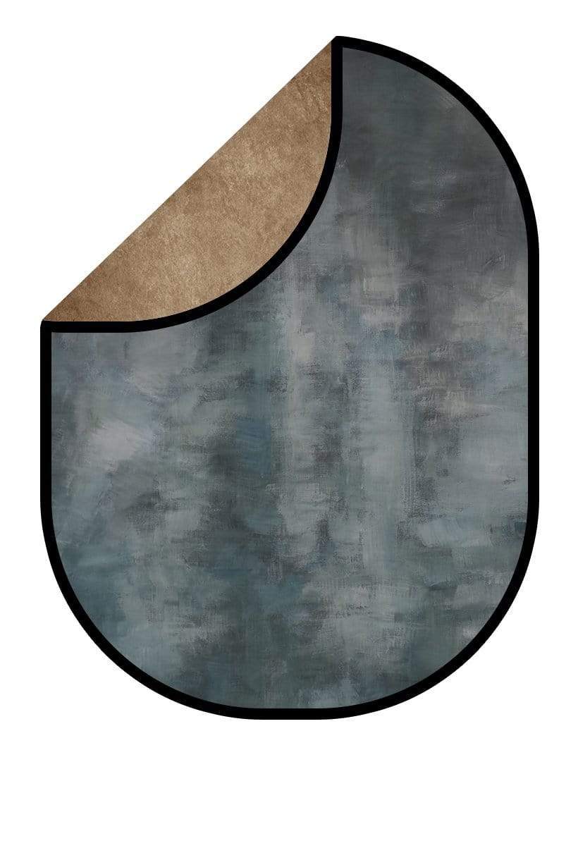 Kate Textura marrón abstracta / Fotografía de fondo plegable verde mixto gris abstracto 1.5x2m