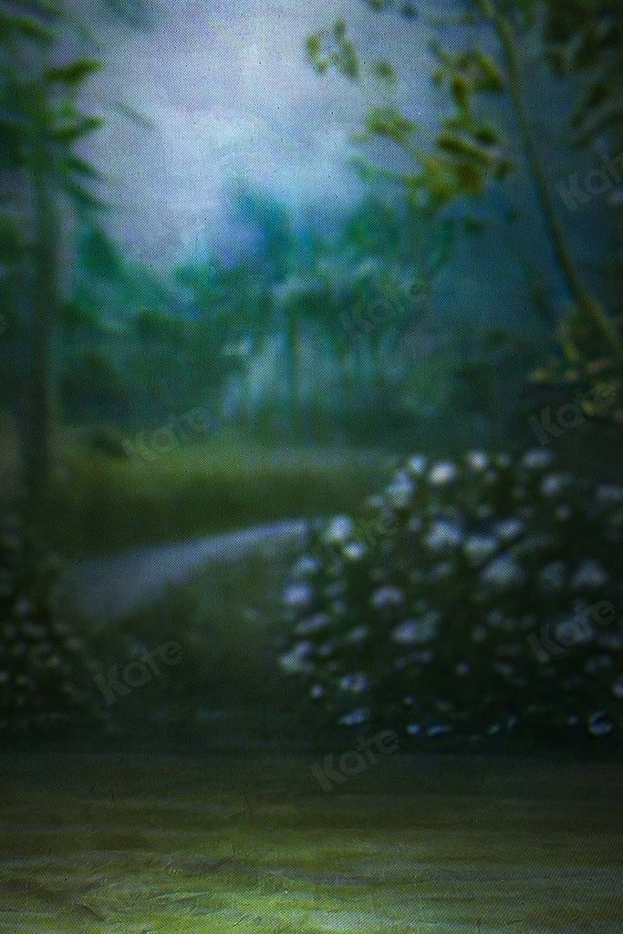 Kate Fine Art Fondo de flores de paisaje de bosque de campo diseñado por Chain Photography