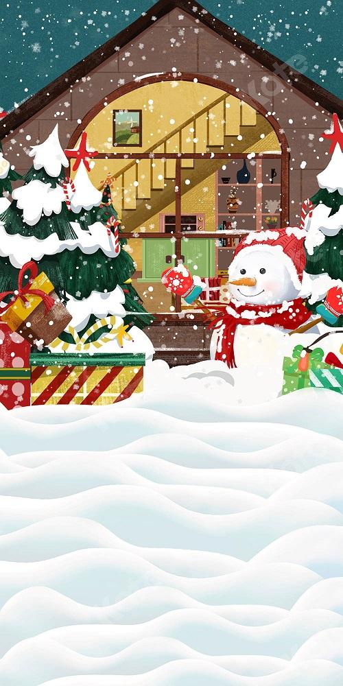 Kate Combibackdrop invierno nieve niños Navidad muñeco de nieve foto de fondo