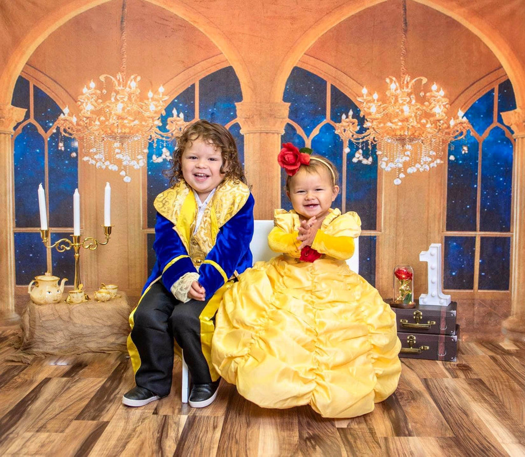 Kate Niños de cumpleaños de telón de fondo de araña de ventana niños