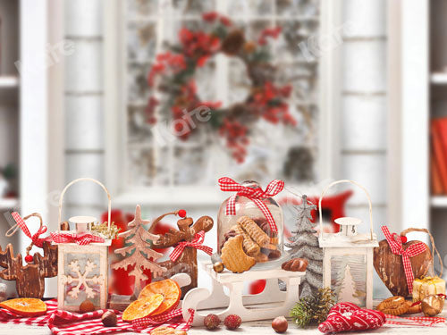 Kate Navidad Aperitivos Lampara de aceite Telón de fondo para fotografía