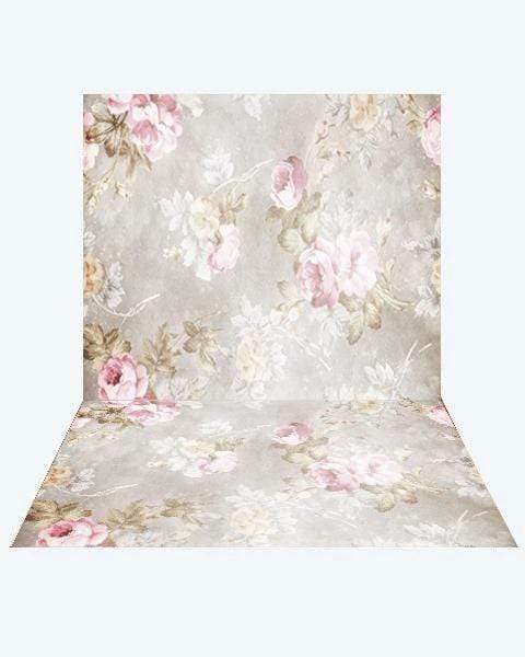 Katebackdrop:Kate Retro Blurry Bokeh Flowers Backdrop + Retro Blurry Bokeh Flowers Rubber Floor Mat