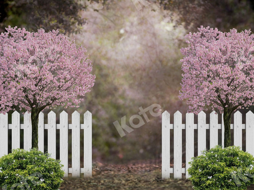 Kate Fondo de flores de cerezo de jardín de primavera para fotografía