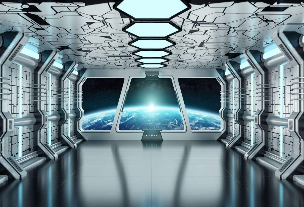 Katebackdrop£ºKate Universe Spacecraft Backdrop for Children Photography