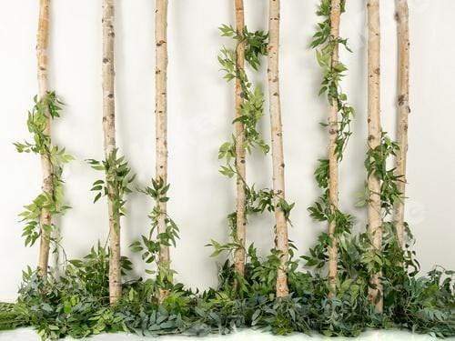 Katebackdrop£ºKate Spring Sticks with Grass Leaves Backdrop Designed by Jia Chan Photography