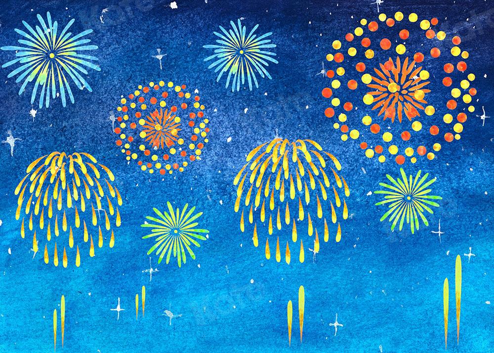 Kate Fondo de fuegos artificiales de feliz año nuevo diseñado por GQ