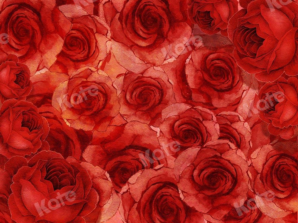 Kate Telón de fondo rosa de San Valentín diseñado por Chain Photography