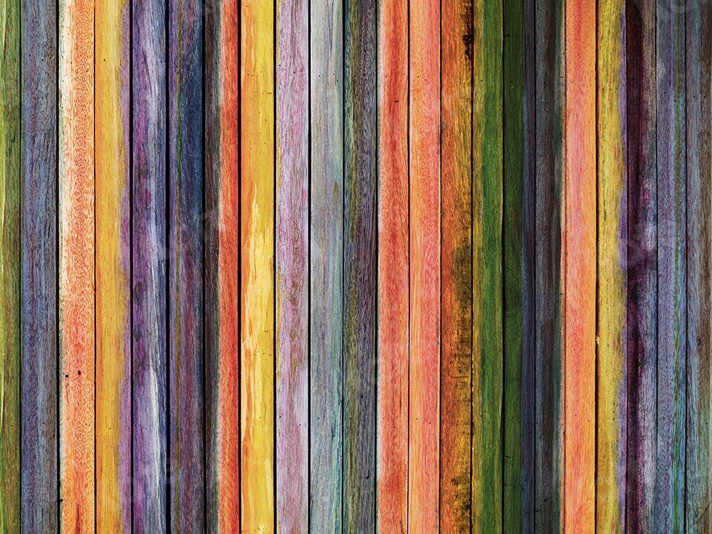 Kate Fondo de madera colorido diseñado por Kate Image