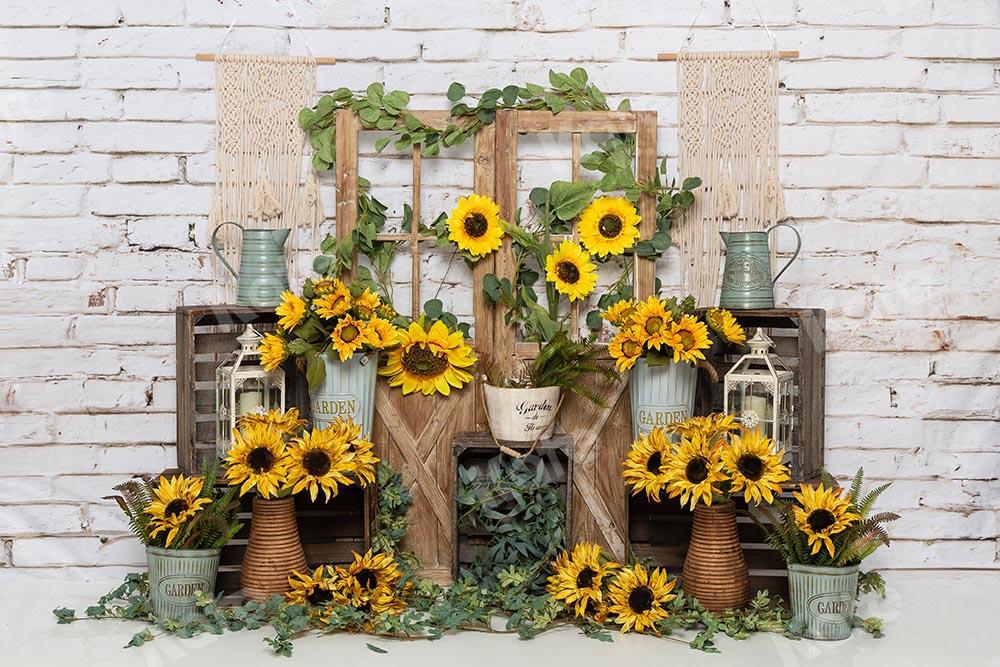 Kate Telón de fondo de girasoles de primavera diseñado por Emetselch
