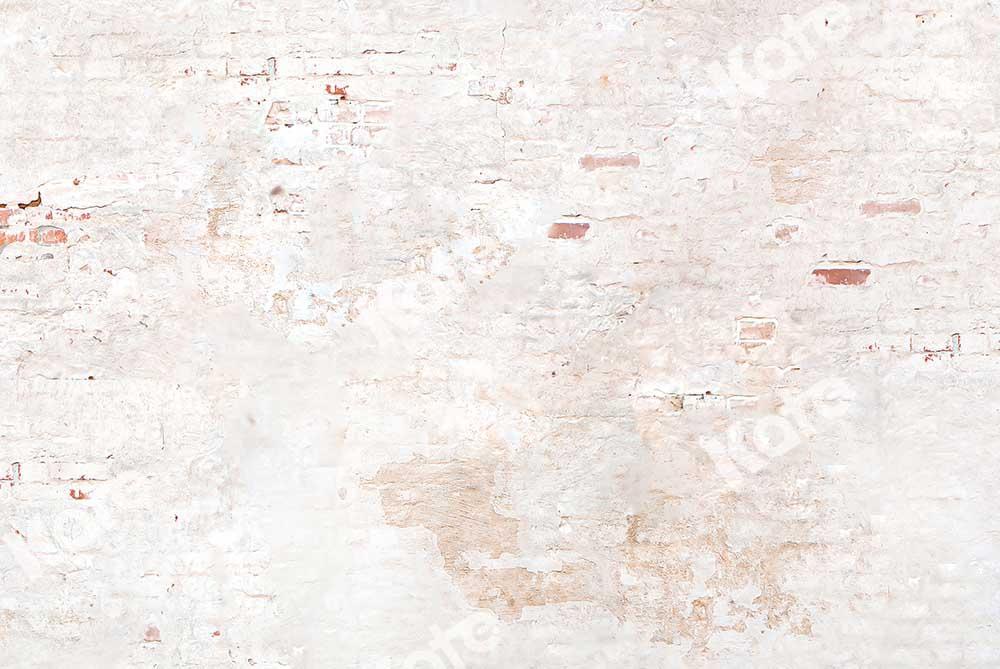 Kate Viejo muro de ladrillo blanco Telón de fondo para fotografía diseñado por Kate Image