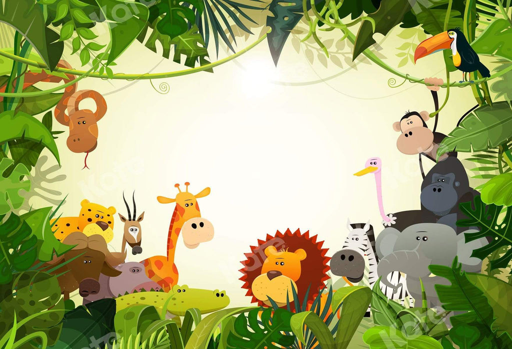 Katebackdrop:Kate Children Animals Safari Forest Backdrop for Photography