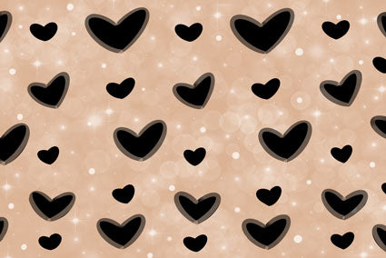 Kate Telón de fondo de corazones de San Valentín diseñado por Modest Brushes