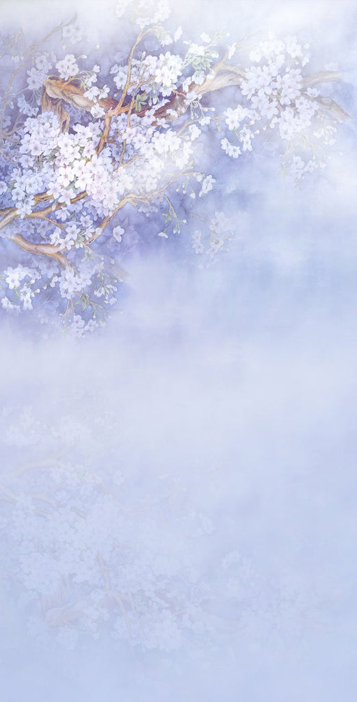 Kate Barrido de fondo de flores moradas para fotografía