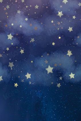 Kate Telón de fondo de la pequeña estrella de la noche estrellada diseñado por JS Photography
