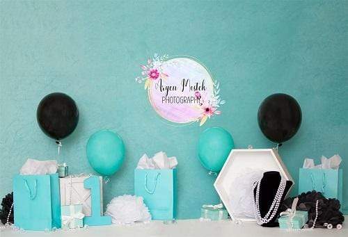 Katebackdrop£ºKate Gifts with Balloons Children Backdrop for Photography Designed By Aryen Mostek