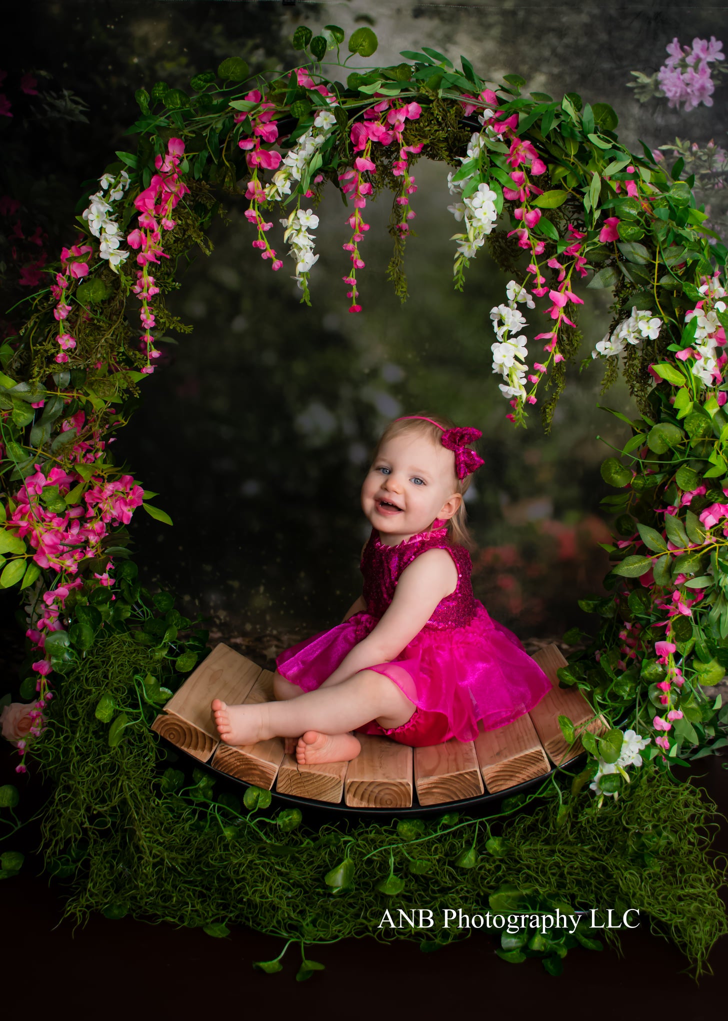 Cargar imagen en el visor de la galería, Kate  primavera jardín floral telón de fondo para fotografía bosque niños