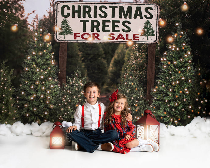 Kate Árbol de Navidad en venta Telón de fondo para fotografía