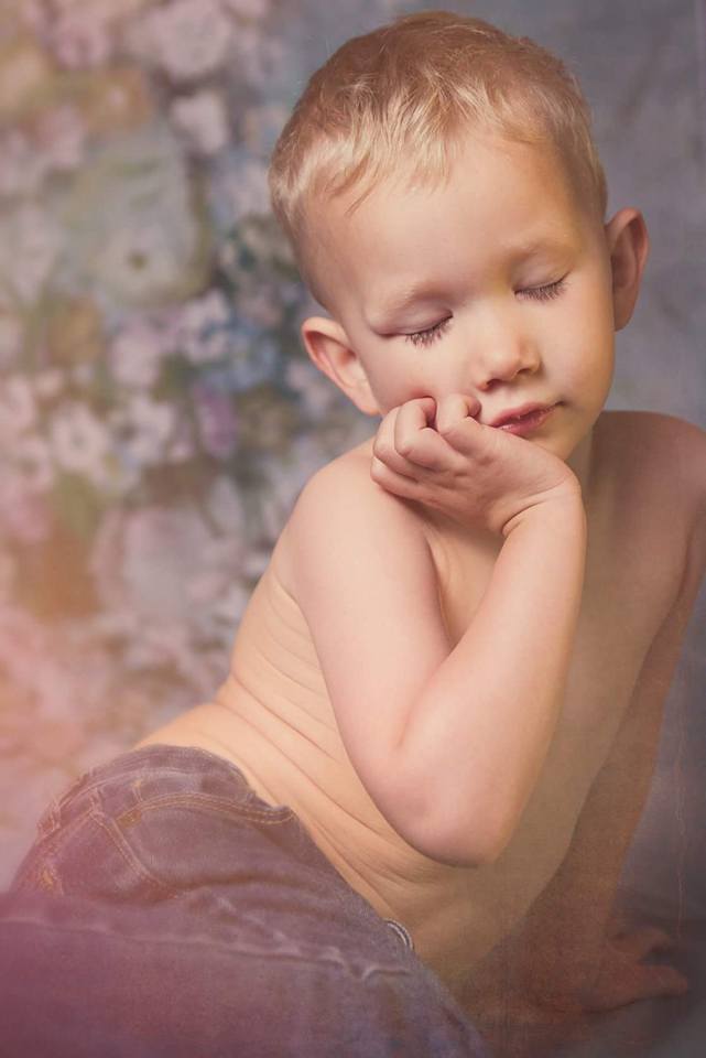 Kate Painting Like Green Spring Florals backdrop printed Background - Katebackdrop