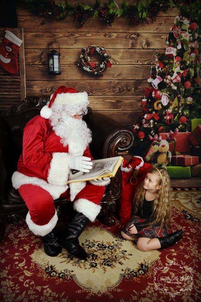 Katebackdrop£ºKate Christmas Circle Flower Wood Backdrop Santa's Workshop