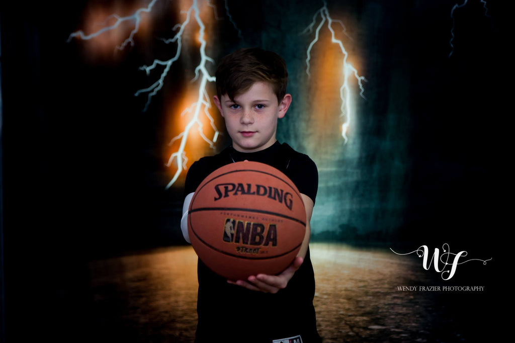 Katebackdrop：Kate Dark Sky Road Backdrop for Sports Photography designed by Jerry_Sina