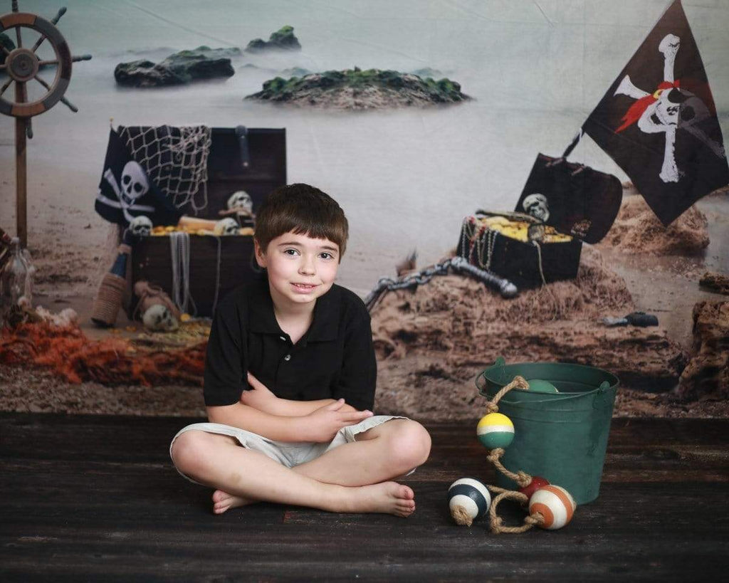 Katebackdrop：Kate Summer Sea Pirate backdrop designed by studio gumot