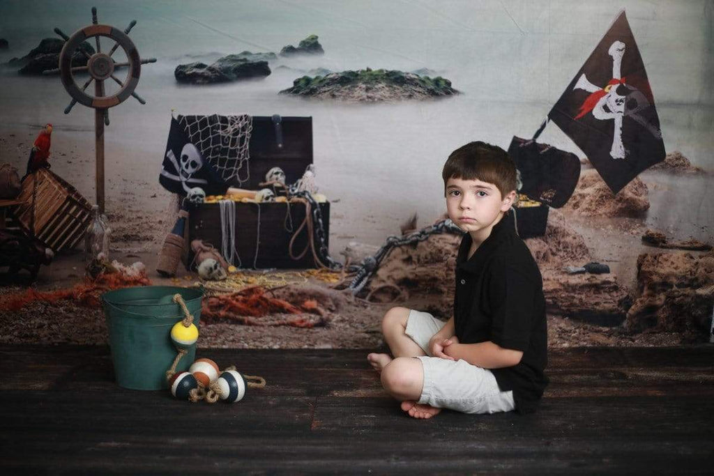Katebackdrop：Kate Summer Sea Pirate backdrop designed by studio gumot