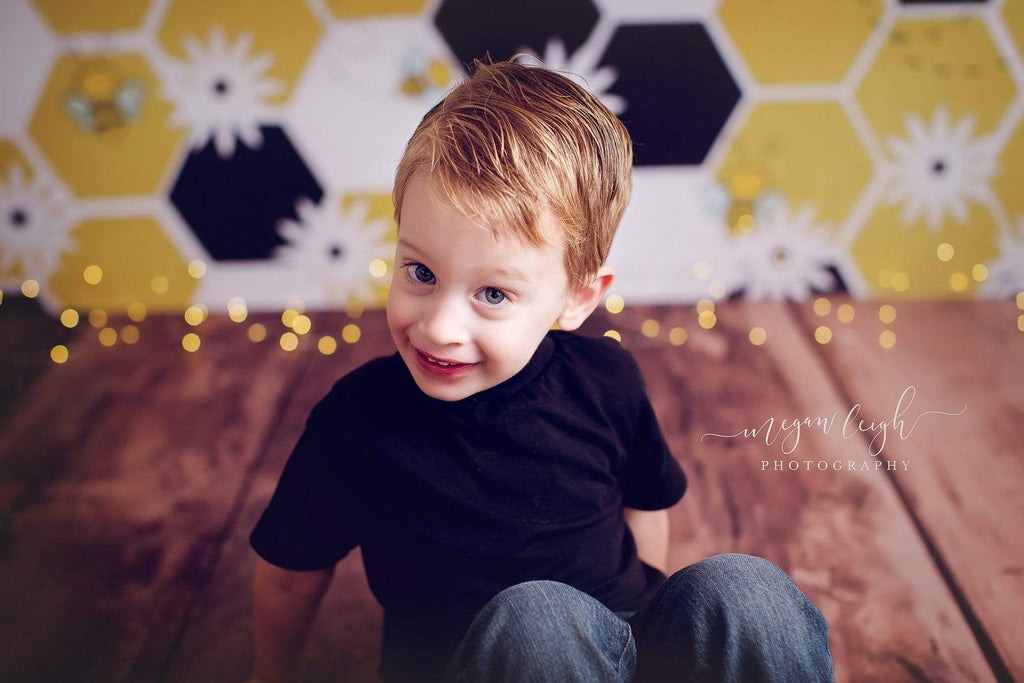 Katebackdrop：Kate Bumble Bee Summer Backdrop for Photography Designed by Megan Leigh Photography