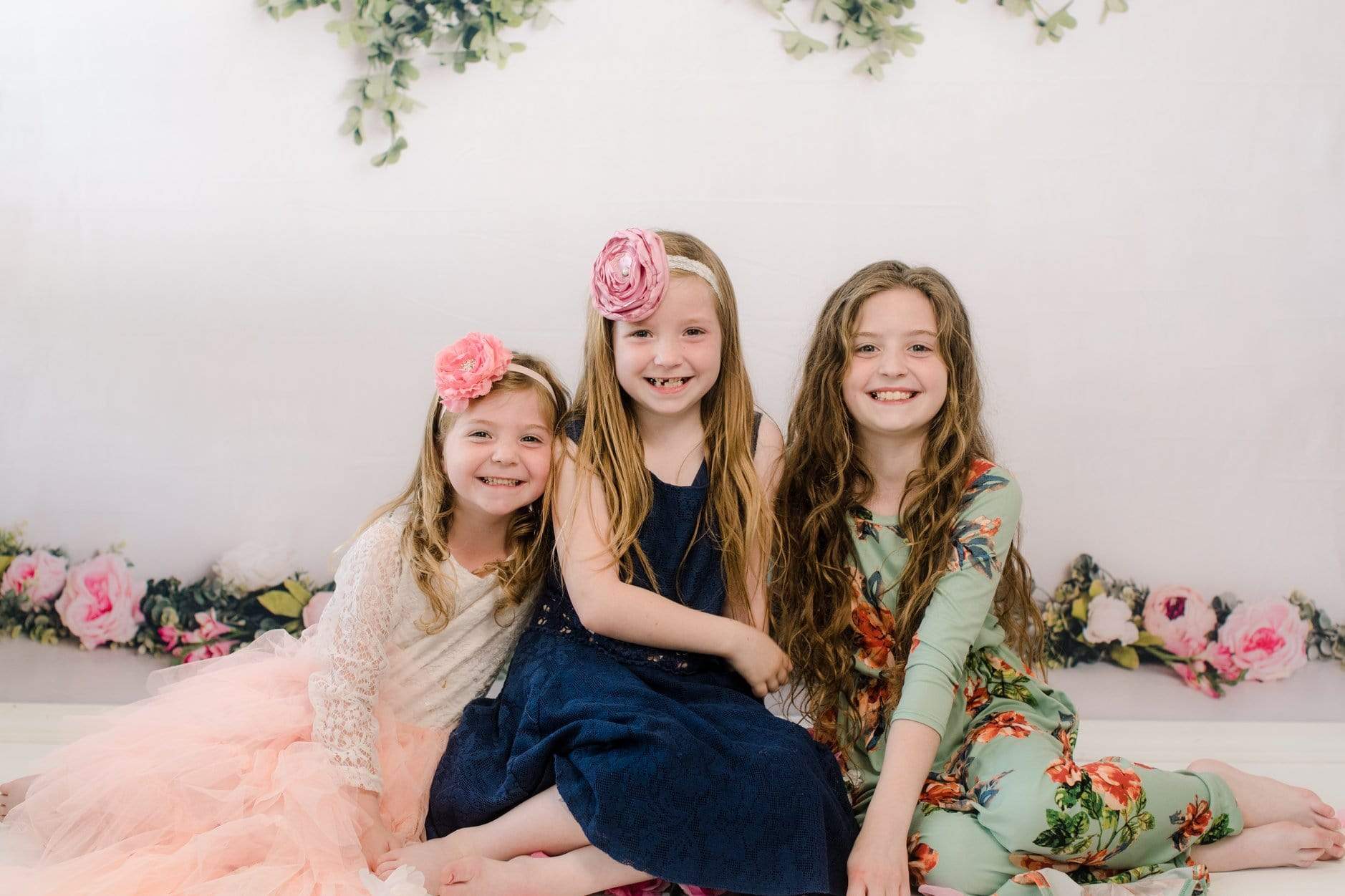 Katebackdrop：Kate Spring Flowers Backdrop for Photography Designed by Megan Leigh Photography