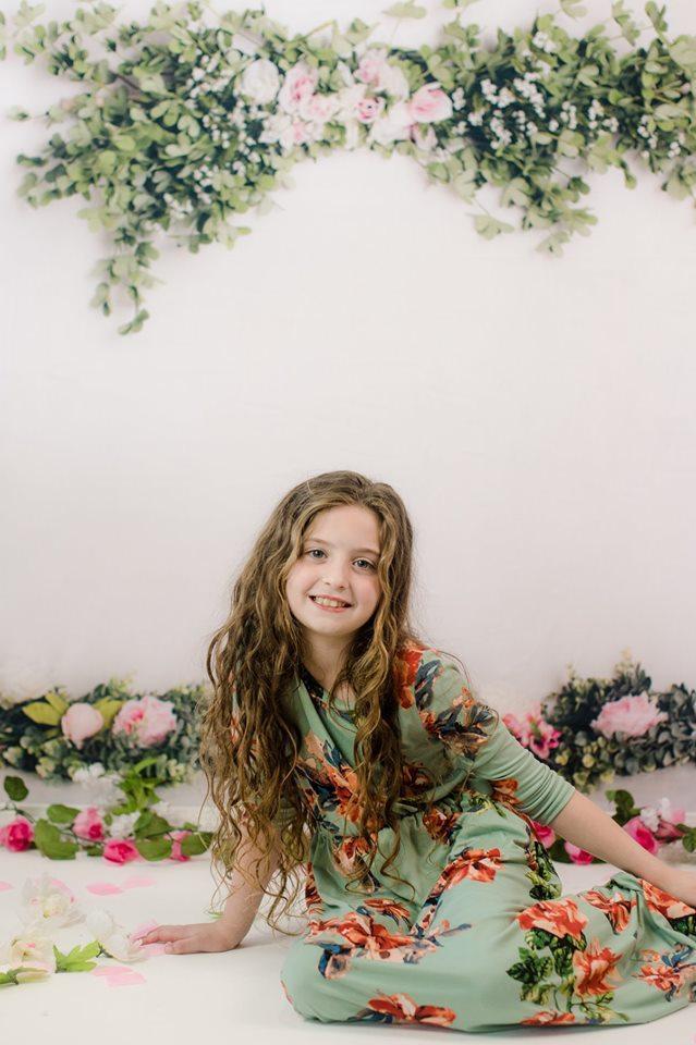 Katebackdrop：Kate Spring Flowers Backdrop for Photography Designed by Megan Leigh Photography