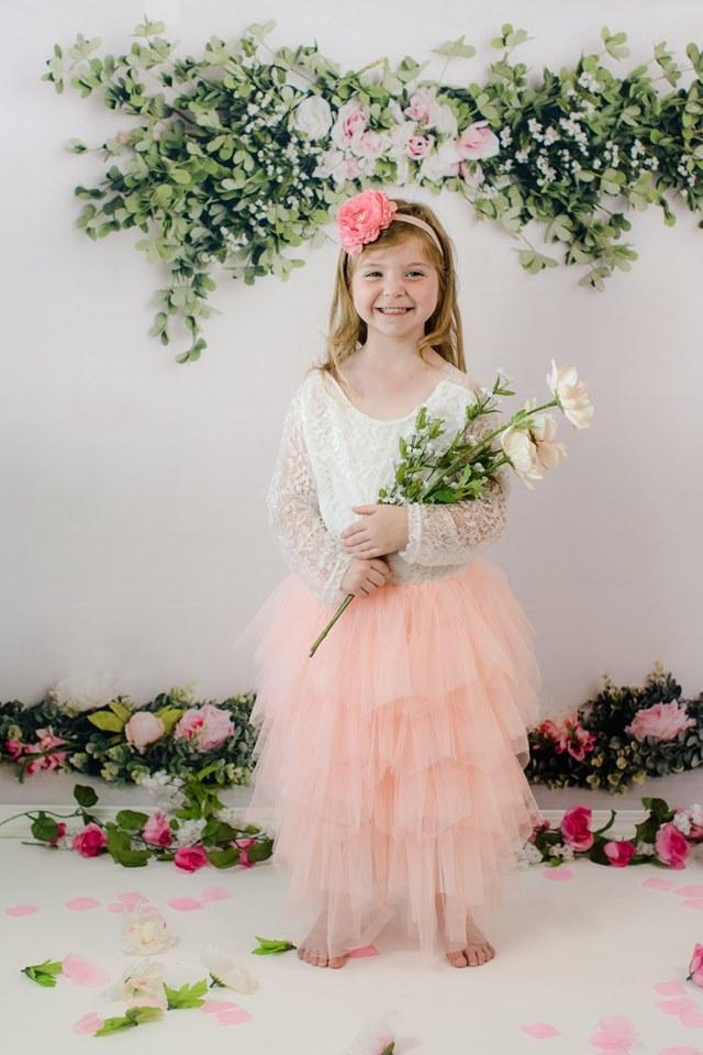 Katebackdrop：Kate Spring Flowers Backdrop for Photography Designed by Megan Leigh Photography