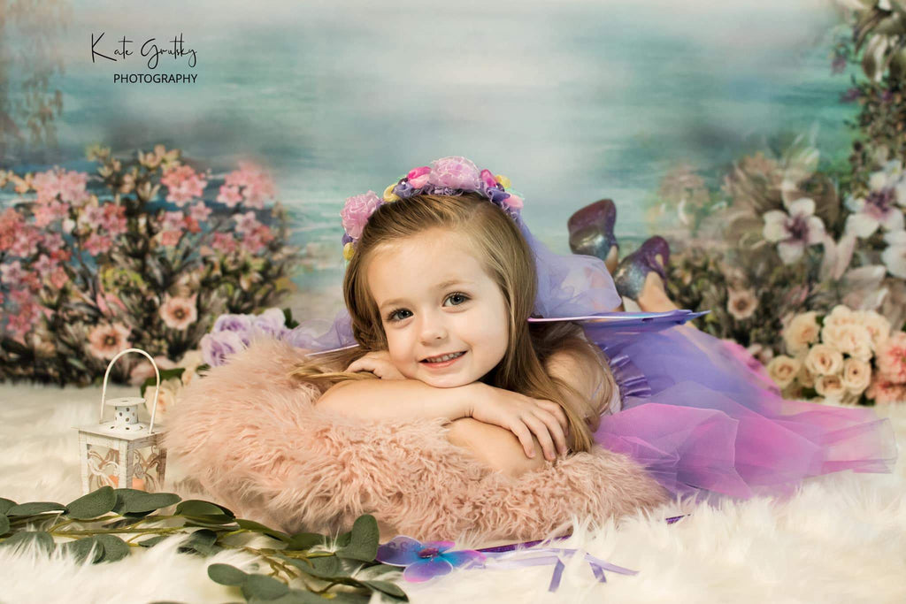 Katebackdrop£ºKate Vintage Flowers Bokeh Smog Backdrop for Photography Designed by JFCC