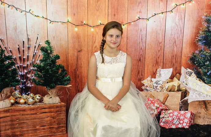 Katebackdrop£ºKate Christmas Tree Wooden Backdrop for Photography Designed By Jessica Evangeline photography