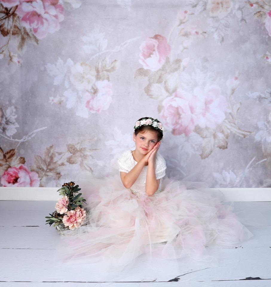 Katebackdrop：Kate Retro Blurry Bokeh Flowers Backdrop for Photography Designed by JFCC