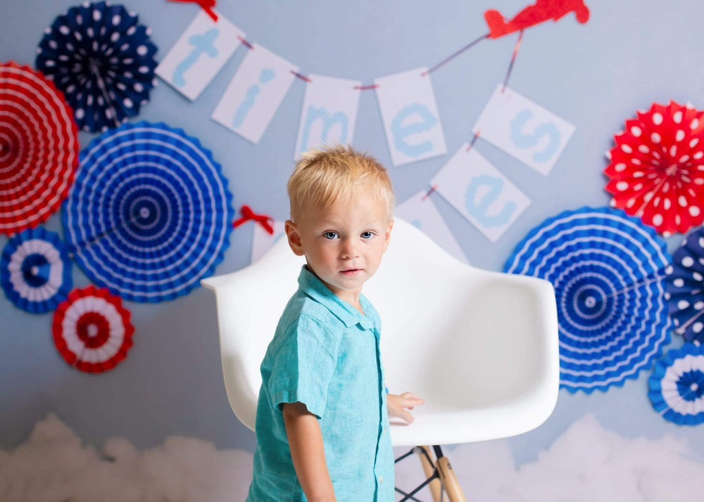 Katebackdrop£ºKate Time Flies Children july of 4th Backdrop for Photography Designed by Lisa B