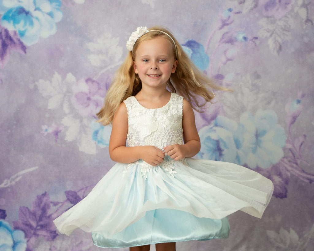 Katebackdrop：Kate Retro Blurry Bokeh Purple Flowers Backdrop for Photography Designed by JFCC