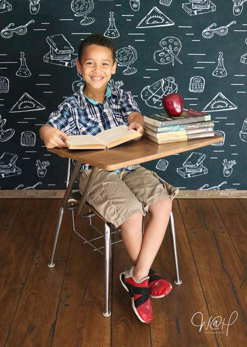Katebackdrop£ºKate Green Board for Children School Backdrop for Photography Designed by Marina Smith