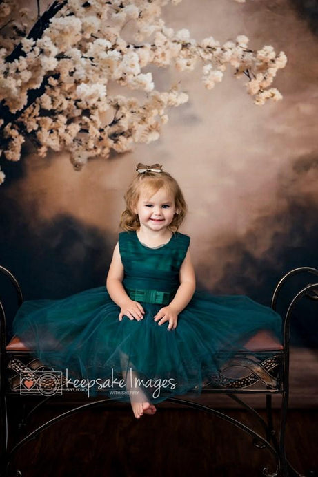 Katebackdrop：Kate Abstract Background With Flowers Backdrops for Photography