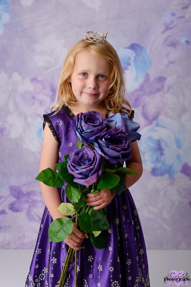 Katebackdrop：Kate Retro Blurry Bokeh Purple Flowers Backdrop for Photography Designed by JFCC