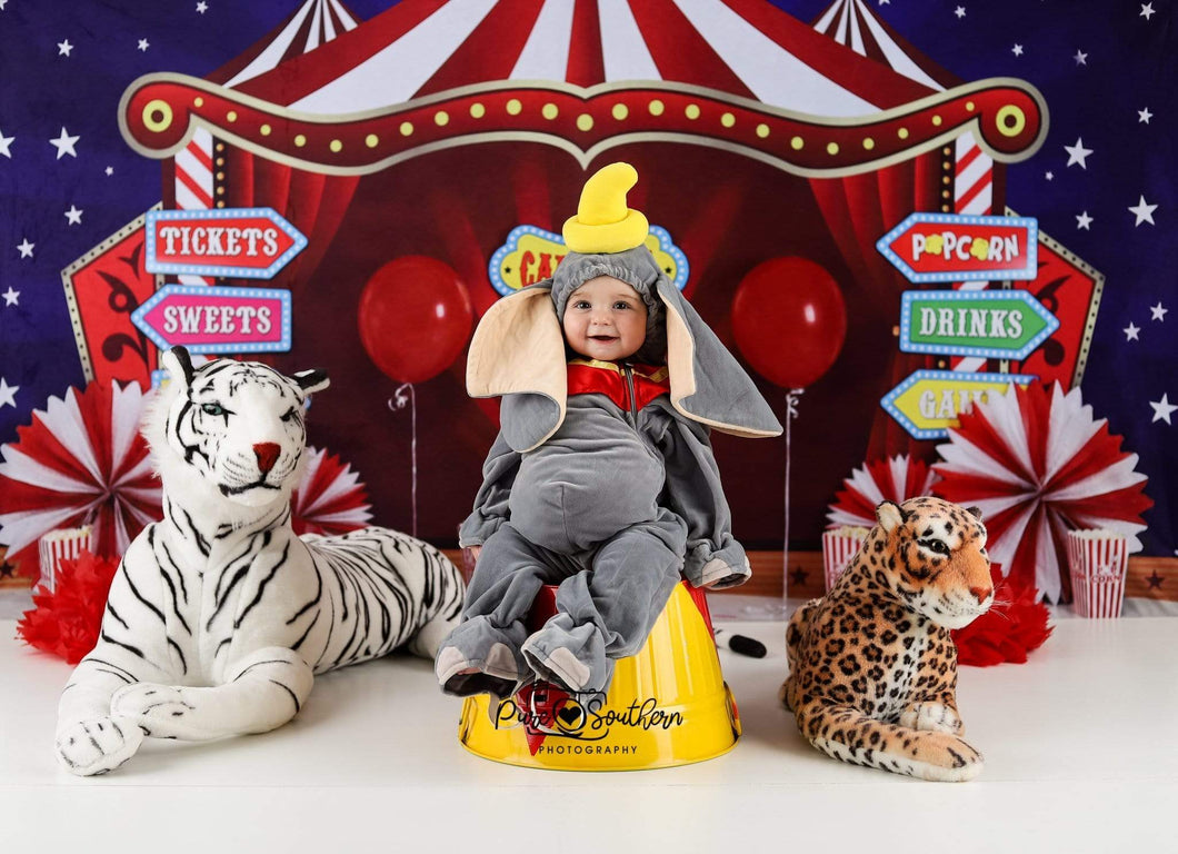 Katebackdrop：Kate Cake Smash Carnival Backdrop for Photography Designed By Sherie Skelly