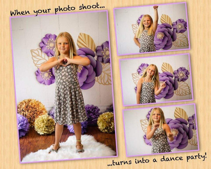 Katebackdrop£ºKate Purple Elegance Floral Backdrop for Photography Designed By Leila Steffens