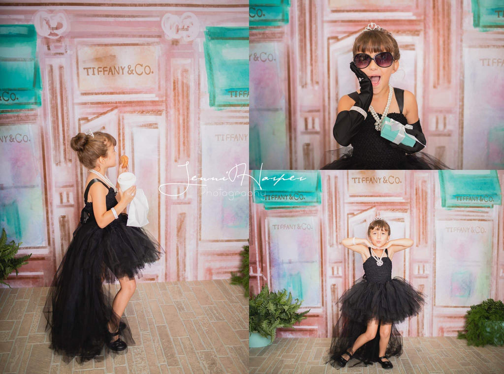Katebackdrop：Kate building Breakfast Backdrop for Photography Designed by Modest Brushes