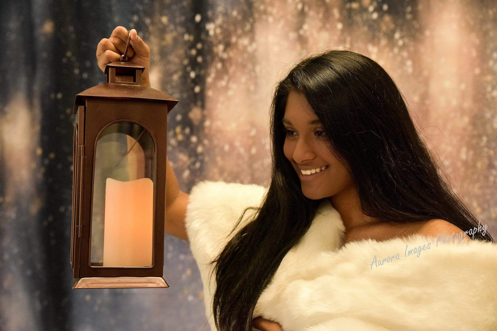 Katebackdrop£ºKate Bokeh Glitter Golden Silver Backdrop Designed by Modest Brushes