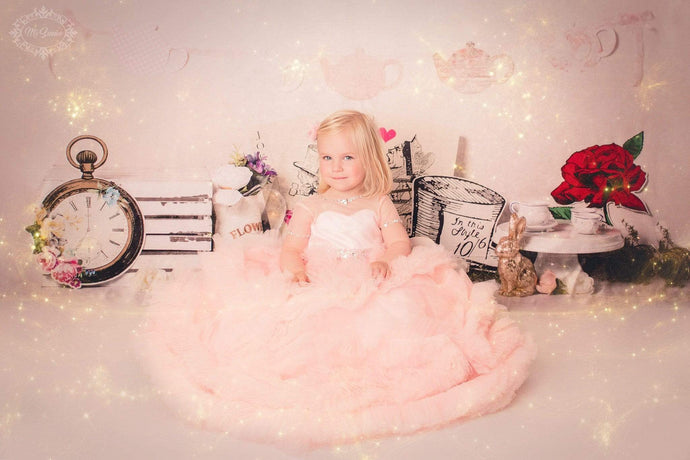 Katebackdrop£ºKate Vintage Tea Party Children Backdrop for Photography Designed by  Laura Lee Photography