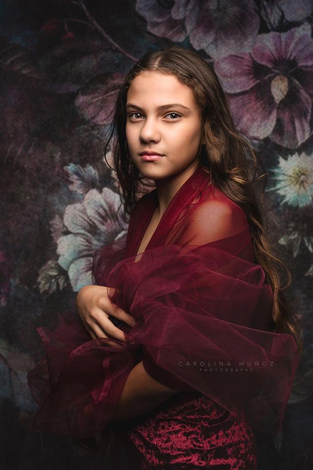 Katebackdrop£ºKate Retro Floral Smoke Mist Backdrop for Photography Designed By Avion Photography