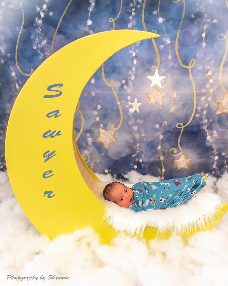 Katebackdrop£ºKate Starry Night Light Star Backdrop for Photography Designed by Modest Brushes